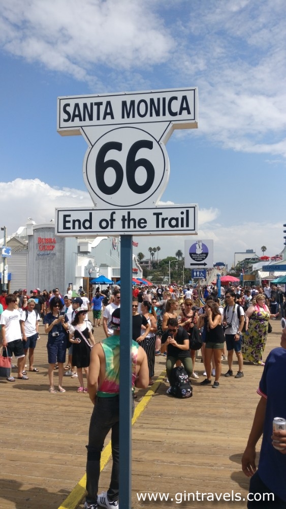 Santa Monica Pier - the end of Route 66