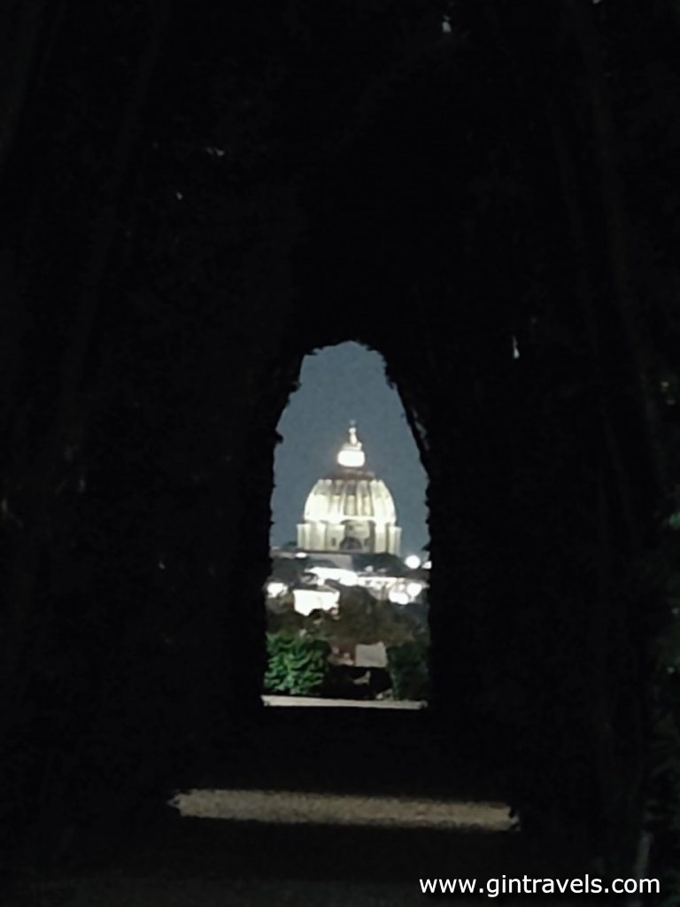 St. Peter's Basilica through the hole